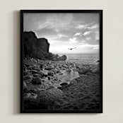 "Limekiln State Park" - Art Print in Silvery Tones by Mechelle Gilford - Framed