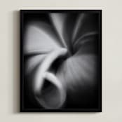 "Frangipani" - Art Print in Black and White by flvx studio - Framed