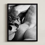 "Polyxena Nº3" - Art Print in grey by Anne Ciotola - Framed