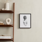 "Figure Drawing No.17" - Art Print in Graphite by Jess Blazejewski - In a Room