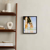 "Rusty Bridge" - Art Print in Rust red by Katrina Leandro - In a Room