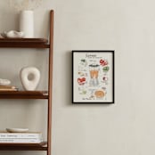 "Illustrated recipe of gazpacho" - Art Print in Colorful by Rosana Laiz Blursbyai - In a Room