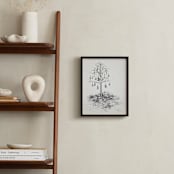 "Time Capsule" - Art Print in Glass Blue by Cynthia Oswald - In a Room