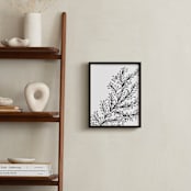 "Botanical flow" - Art Print in black by Ramoncita - aticnomar - In a Room