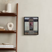 "Bedford Avenue" - Art Print in mint green by Hadas Tal - In a Room