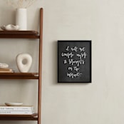 "mantra" - Art Print in Chalkboard by Marabou Design - In a Room