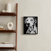 "Dalmation" - Art Print in Graphite Gray by Jerry Winick - In a Room