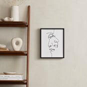 "point of view" - Art Print in charcoal black by R studio - In a Room