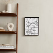 "Planar 1" - Art Print in Black by Jaime Derringer - In a Room