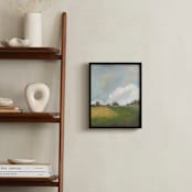 "Summer Path" - Art Print in Summer Green by Stephanie Goos Johnson - In a Room