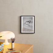 "Hand Painted Chevron" - Personalized Foil-Pressed Art Print in Gold by Aspacia Kusulas - In a Room