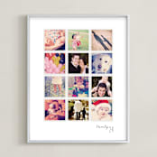 "A Year in My Life" - Framed Photo in White by Robin Ott - Framed