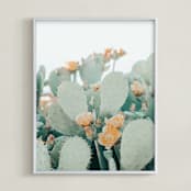 "Paul" - Art Print in desert sage by Kristi Jackson - Framed
