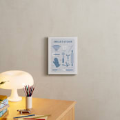 "Kitchenware" - Personalized Art Print in Slate by Dawn Pope - In a Room