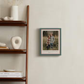 "Ribbon Frame: Portrait Framed Photo" - Framed Photo in Sprig by Carolyn MacLaren - In a Room