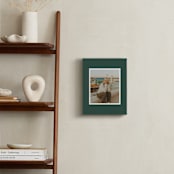 "Color Border: Portrait Framed Photo" - Framed Photo in Green by Minted - In a Room