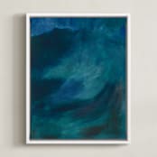 "Transitioning" - Art Print in Lake by Manuela BK - Framed Canvas
