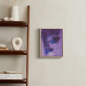 "Purple Abstract" - Art Print in Purple by Agata Jasinska - In a Room