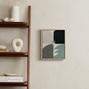 "KissKiss" - Art Print in Seafoam Blue by Christina Flowers - In a Room