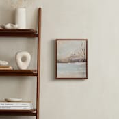"Winter Walk 2" - Art Print in Peach by Lindsay Megahed - In a Room