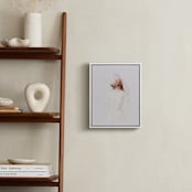 "The Figure" - Art Print in Neutral by Lori Wemple - In a Room