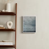 "A Meditation" - Art Print in Meditative Blue by Brian Sostrom - In a Room