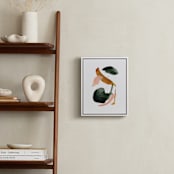 "Calm Forest No.18" - Art Print in Forest Green by Cait Courneya - In a Room