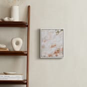 "Whispered 1" - Art Print in coral by Melanie Severin - In a Room