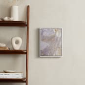 "Soft Shimmer No. 1" - Art Print in Soft Lavender Gold by Julia Contacessi - In a Room