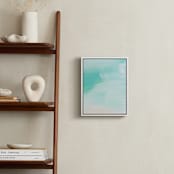 "Ke'e Beach" - Art Print in Seagull by Artsy Canvas Girl Designs - In a Room