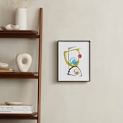 "Hijinks" - Art Print in Yellow by Misty Hughes - In a Room