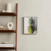 "Ananas comosus" - Art Print in Sunny Green by Cycling Pear - In a Room