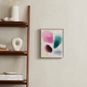 "Blooming Serenity" - Art Print in Magenta by Shina Choi - In a Room
