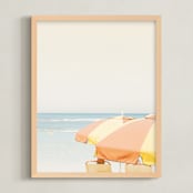 "Sunshine State" - Art Print in Beach by Irene Suchocki - Framed