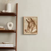 "Big Bear 1" - Art Print in Mocha by Tracy Ann - In a Room