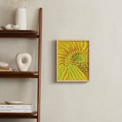 "Taste of Sundrop" - Art Print in Golden Sundrop Yellow by Mariecor Agravante - In a Room