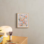 "Speckled Garden" - Art Print in White by Whitney Rainsdon - In a Room