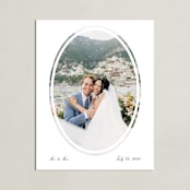 "Artifact: Oval Framed Photo" - Framed Photo in Charcoal by Snow and Ivy - Unframed