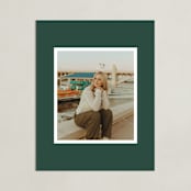 "Color Border: Portrait Framed Photo" - Framed Photo in Green by Minted - Unframed