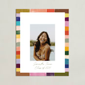 "Colorful Tiles: Portrait Framed Photo" - Framed Photo in Olive by Sierra Lee - Unframed