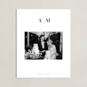 "Monogram: Landscape Framed Photo " - Framed Photo in White by Minted - Unframed