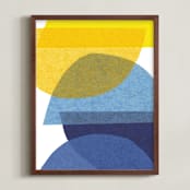 "tissue mounds" - Art Print in sun and moon by Carrie Moradi - Framed