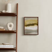 "Muted Misty Grove" - Art Print in Khaki by Shina Choi - In a Room