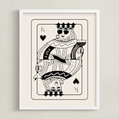 "The King: Custom Print" - Custom Print in Champagne by Jenna Holcomb - Framed