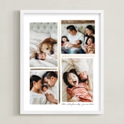 "4 Photo Collage" - Foil Framed Photo in Gold by Hooray Creative - Framed