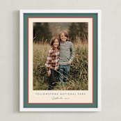 "Ribbon Frame: Portrait Framed Photo" - Framed Photo in Sprig by Carolyn MacLaren - Framed