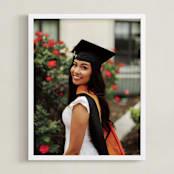 "The Big Picture: Graduation Framed Photo" - Framed Photo in White by Minted - Framed