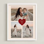 "Heart Tag: Portrait Framed Photo" - Framed Photo in Cookie Dough by Stacy Maalouf - Framed