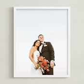 "The Big Picture: Valentine's Framed Photo" - Framed Photo in White by Minted - Framed