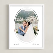 "Artifact: Oval Framed Photo" - Framed Photo in Charcoal by Snow and Ivy - Framed